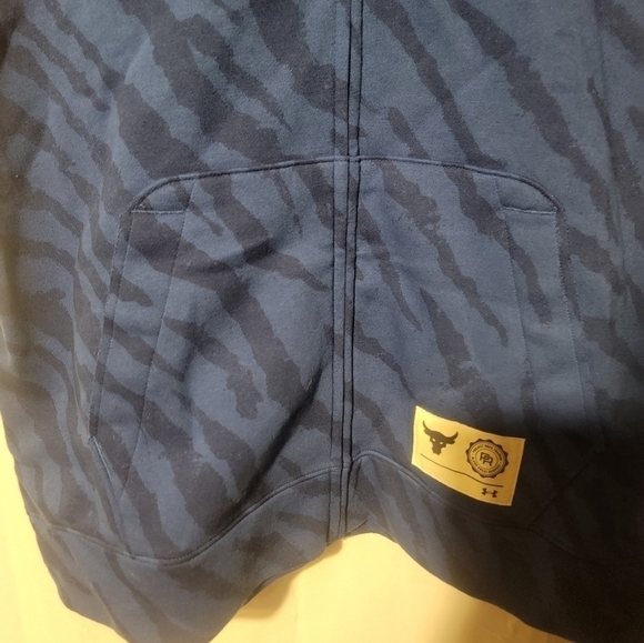 Under Armour Project Rock Rival Training Hoodie Mens Size XL 1377444-471 - Picture 4 of 6